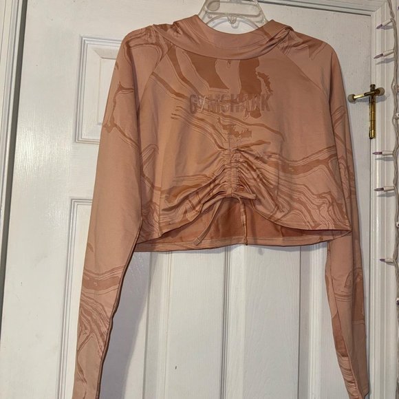 GymShark Peach Earthy Pattern Hoodie - Picture 2 of 4